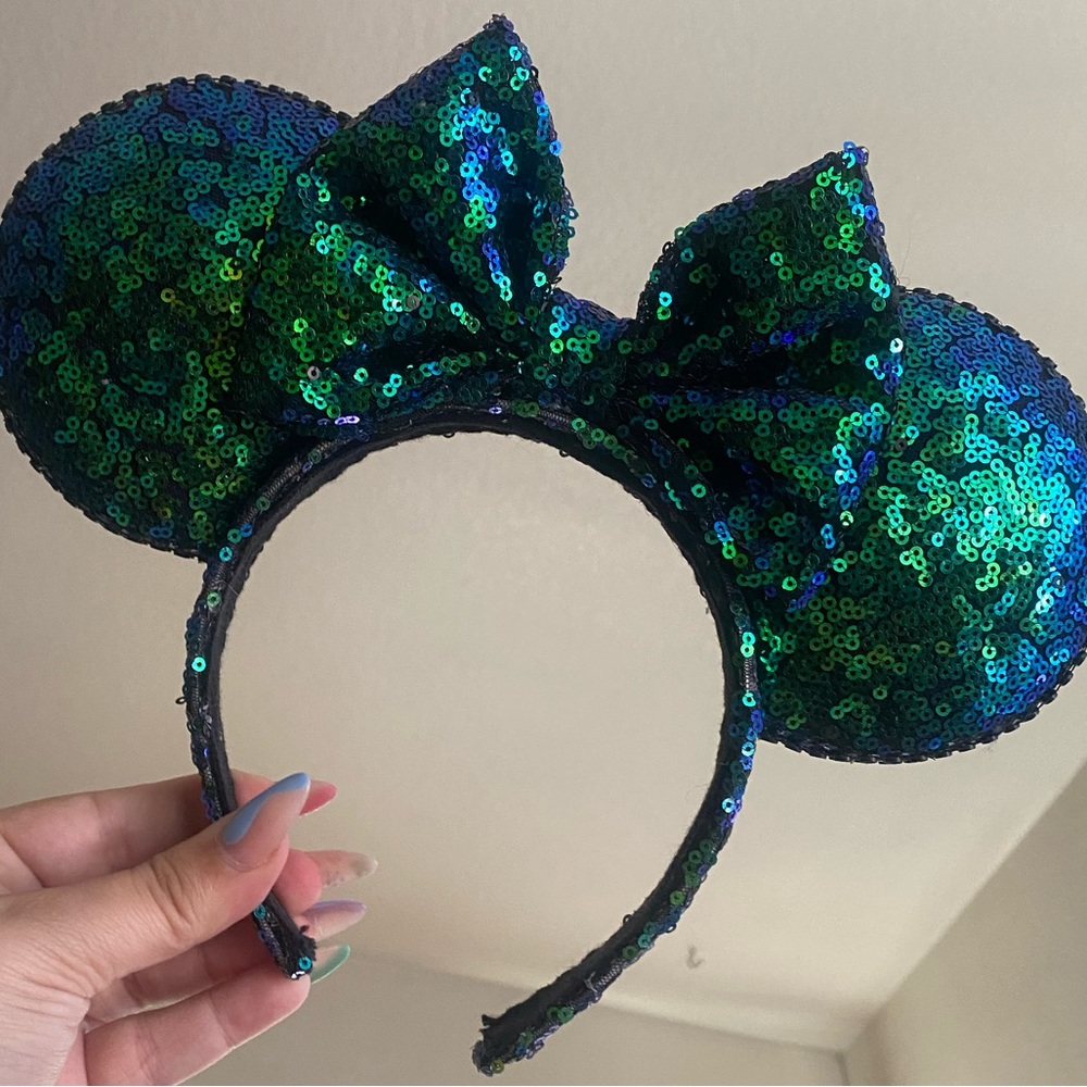 Mermaid Sequin Minnie Mouse Headband